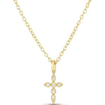 Beloved - Gold Cross Necklace - EMET