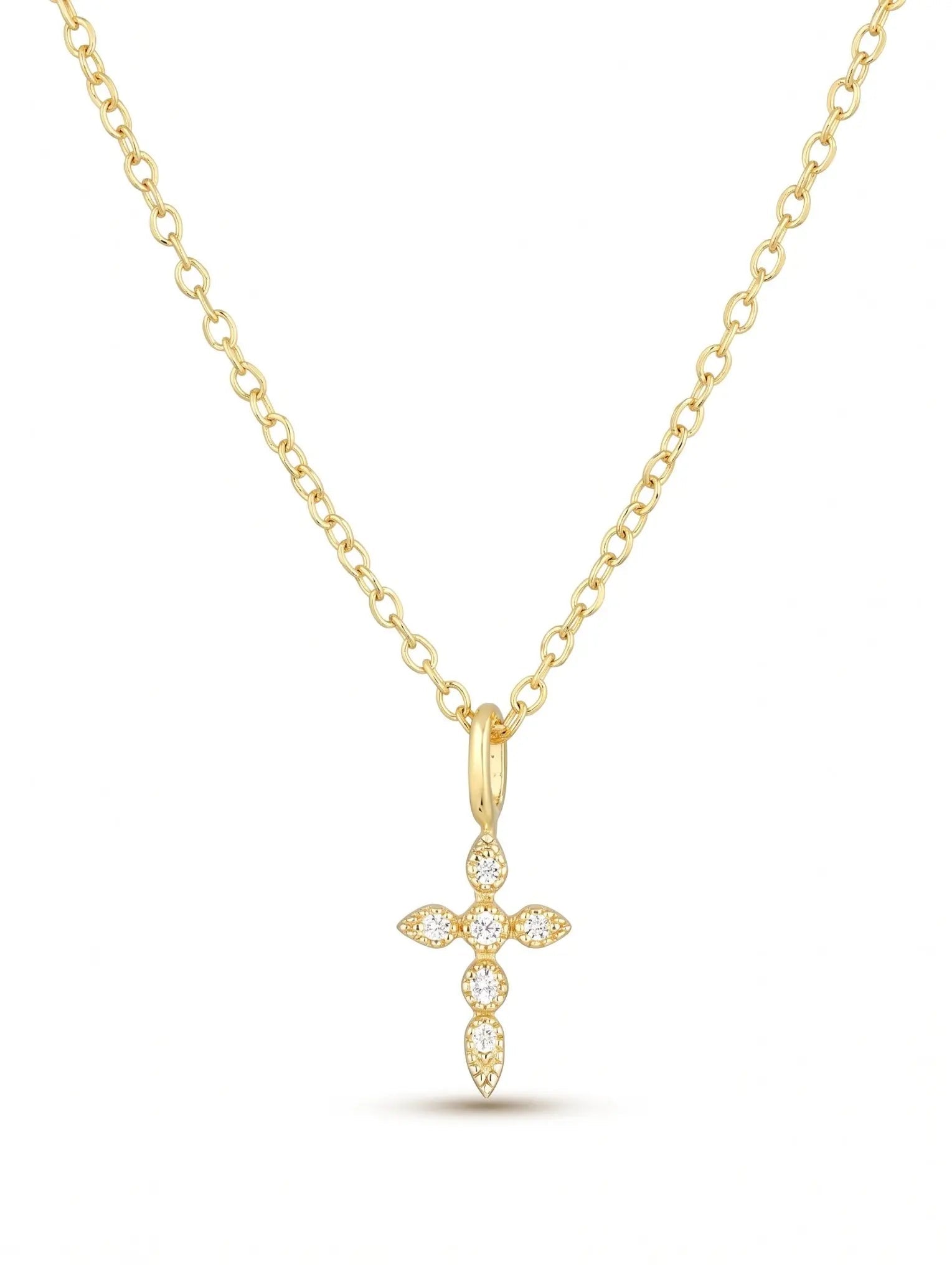 Beloved - Gold Cross Necklace - EMET