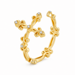 Cross RIng (Definir nome) - EMET | Personalized Hebrew Jewelry, Name Necklaces & Faith-Inspired Designs