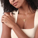 Faith — Gold Cross Necklace - EMET