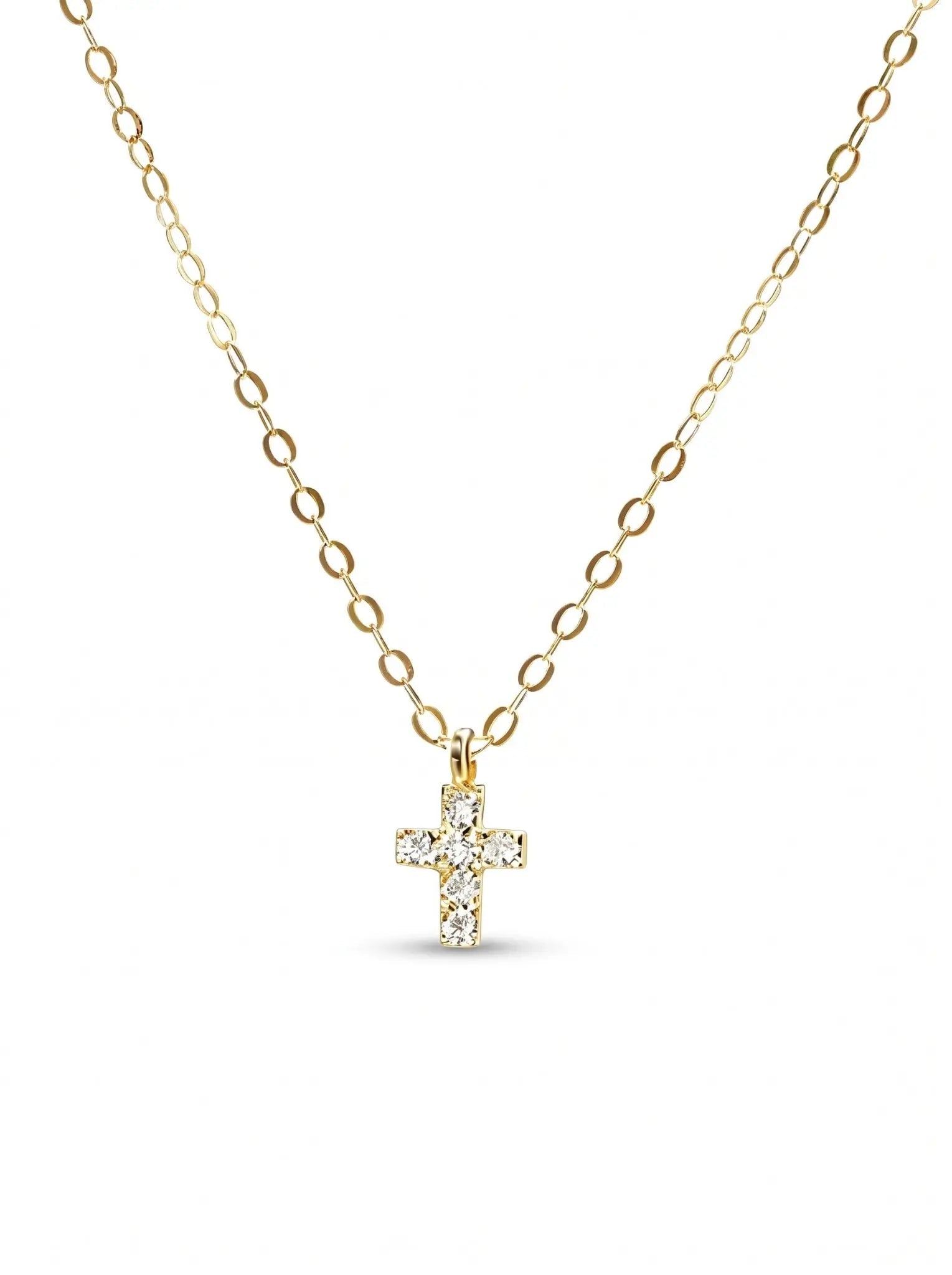Grace - Gold Cross Necklace - EMET
