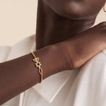 Messianic Seal - Gold Bracelet - EMET | Personalized Hebrew Jewelry, Name Necklaces & Faith-Inspired Designs
