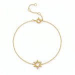 Star of David - Gold Bracelet - EMET | Personalized Hebrew Jewelry, Name Necklaces & Faith-Inspired Designs