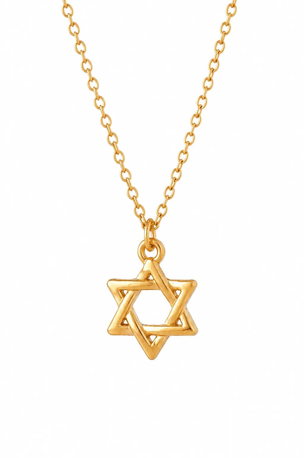 Star of David - Gold Interwoven Necklace - EMET