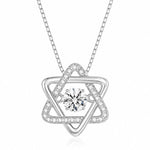 Star of David Necklace with Cubic Zirconia - EMET