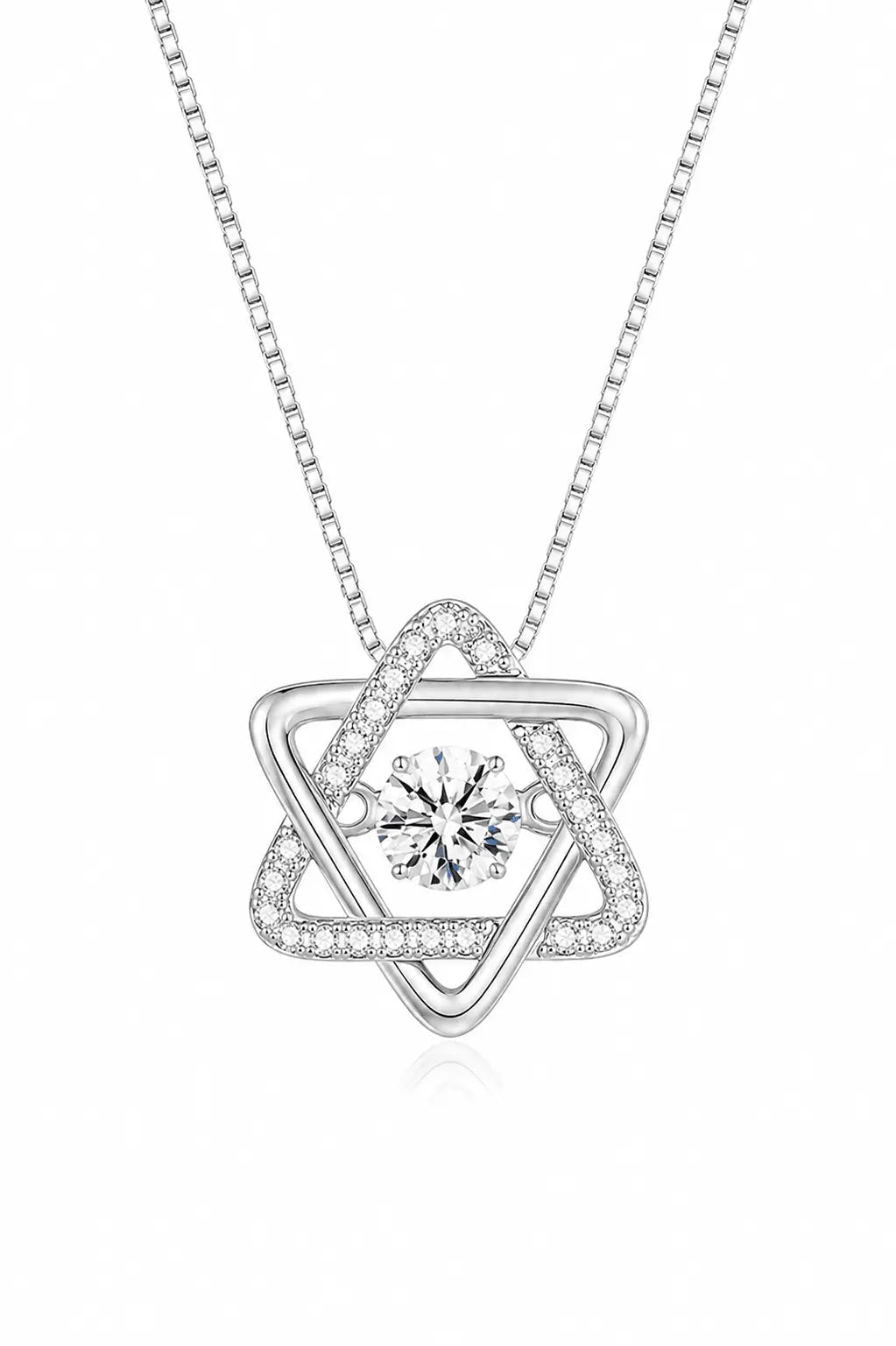 Star of David Necklace with Cubic Zirconia - EMET