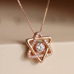 Star of David Necklace with Cubic Zirconia - EMET