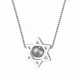 Star of David - Rose Stone Necklace - EMET