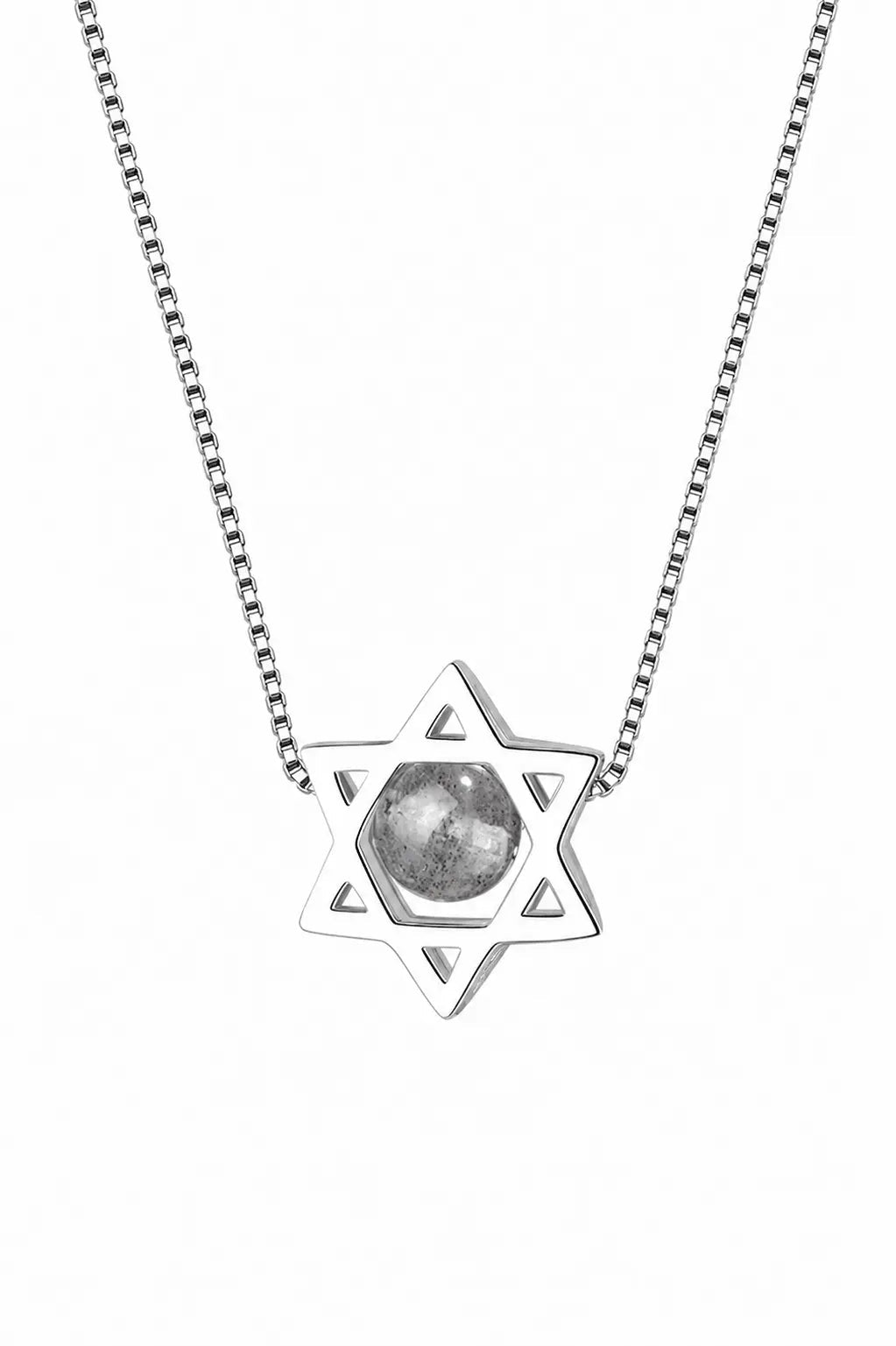 Star of David - Rose Stone Necklace - EMET